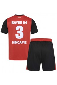 Bayer Leverkusen Piero Hincapie #3 Babytruitje Thuis tenue Kind 2024-25 Korte Mouw (+ Korte broeken)